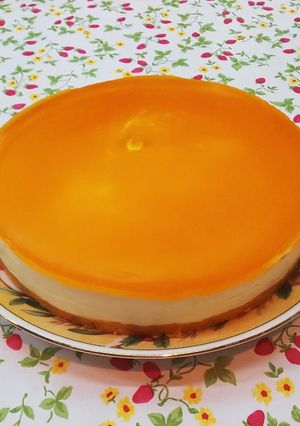 マンゴーのレアチーズケーキ-レシピのメイン写真