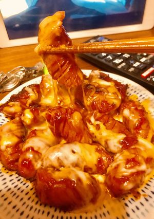 ウィンナーのにんにくケチャップ炒め-レシピのメイン写真