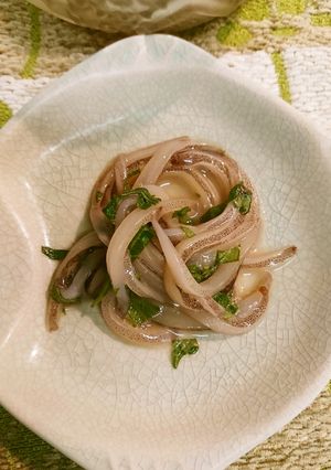 イカそうめん大葉和え-レシピのメイン写真