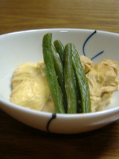 生湯葉といんげんの煮物-レシピのメイン写真