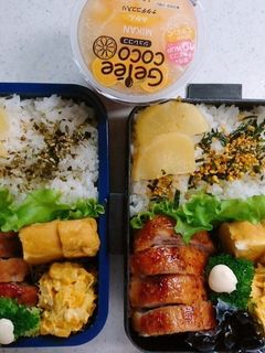 ☆高校生娘と私のお弁当☆78-レシピのメイン写真