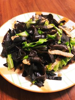 生キクラゲと豚肉の中華炒め-レシピのメイン写真