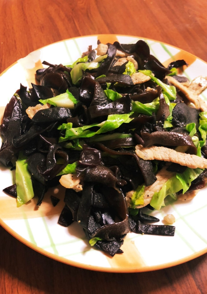 生キクラゲと豚肉の中華炒め-レシピのメイン写真