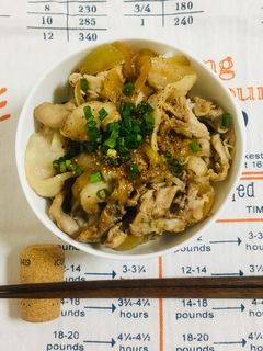 我が家の丼 材料2つ♡簡単豚丼-レシピのメイン写真