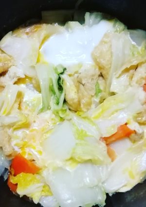 白菜の卵とじ-レシピのメイン写真