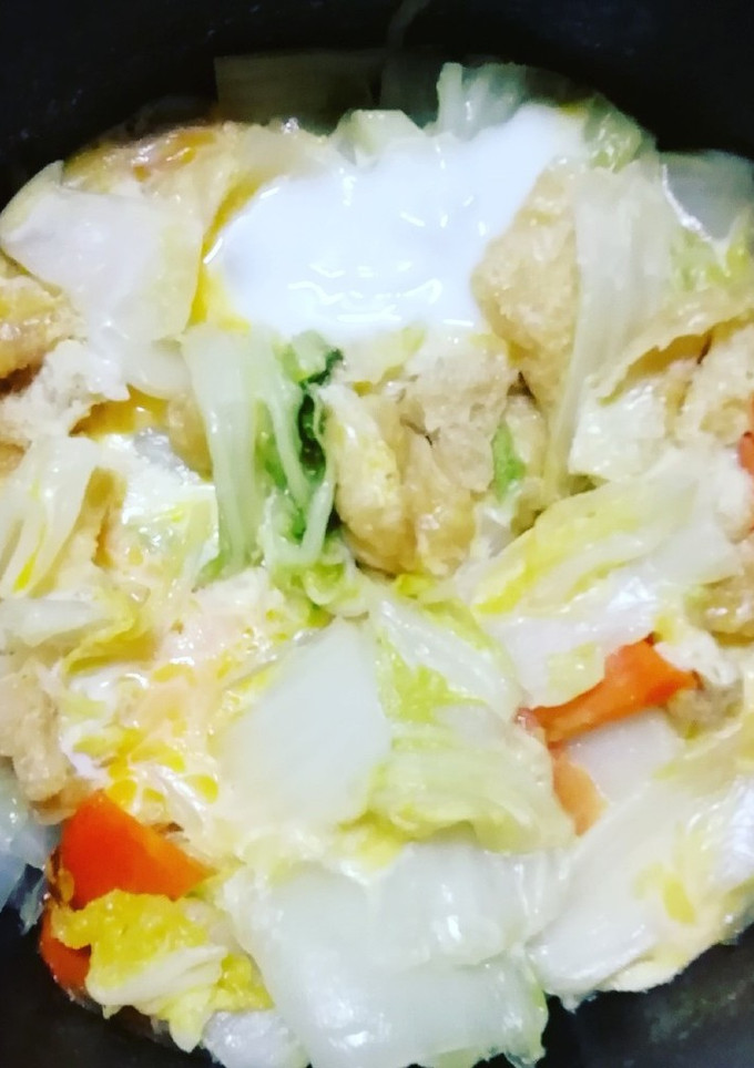 白菜の卵とじ-レシピのメイン写真