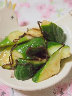 きゅうりの塩昆布和え-レシピのメイン写真