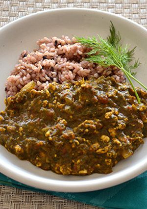 モロヘイヤのケフィアキーマカレー-レシピのメイン写真