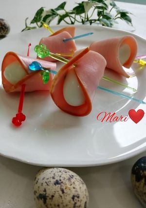 うずらの卵のハム巻き-レシピのメイン写真