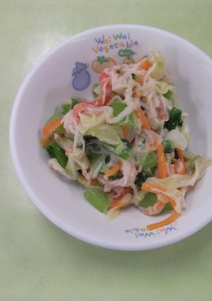 【保育園給食】青菜のミルクごま和え-レシピのメイン写真