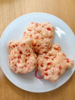 離乳食後期☆すいか蒸しパン-レシピのメイン写真