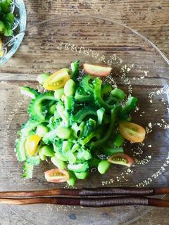 ゴーヤと枝豆のマリネ【夏野菜】-レシピのメイン写真