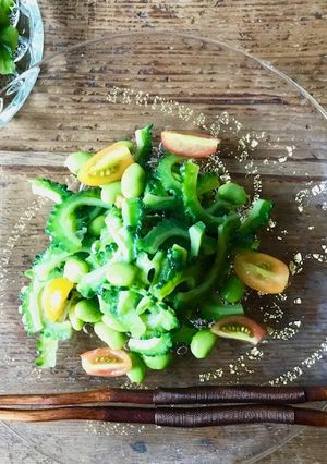 ゴーヤと枝豆のマリネ【夏野菜】-レシピのメイン写真