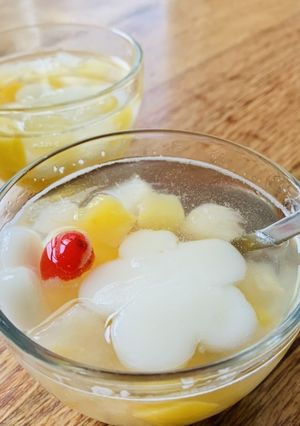 ☆簡単☆ぷるんと♪フルーツ白玉♪-レシピのメイン写真