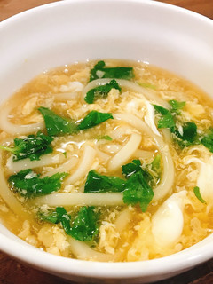 ふわふわ卵の餡かけうどん-レシピのメイン写真