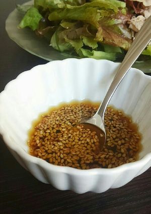 即席！手作り中華風ドレッシング-レシピのメイン写真
