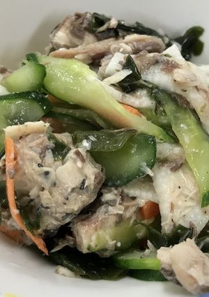 【郷土食】きゅうりとサバ缶の酢の物-レシピのメイン写真