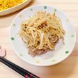 豚肩ロースともやしとえのきのヘルシー炒め