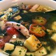 モロヘイヤと高野豆腐のスープ
