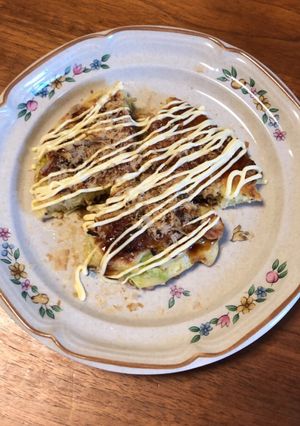 残り物でお好み焼き-レシピのメイン写真