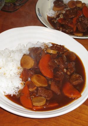 市販のルー使用★ひと味違うハヤシライス-レシピのメイン写真