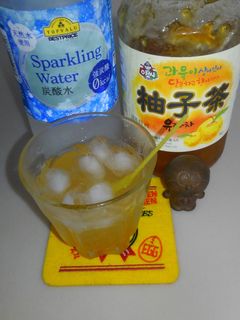柚子茶de 炭酸水-レシピのメイン写真