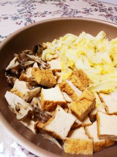 あっさり☆厚揚げとキャベツと舞茸の煮物♪-レシピのメイン写真