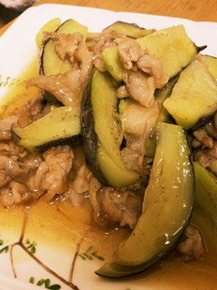 【夏】豚肉と水茄子の炒め【みずみずしい】-レシピのメイン写真