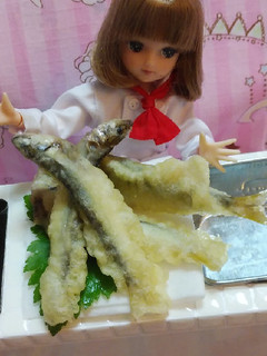 リカちゃんサイズ♡鮎の天ぷらꕤ*.゚-レシピのメイン写真