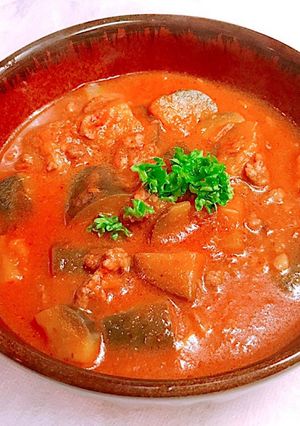 簡単！ナスとひき肉のスパイスカレー✨-レシピのメイン写真