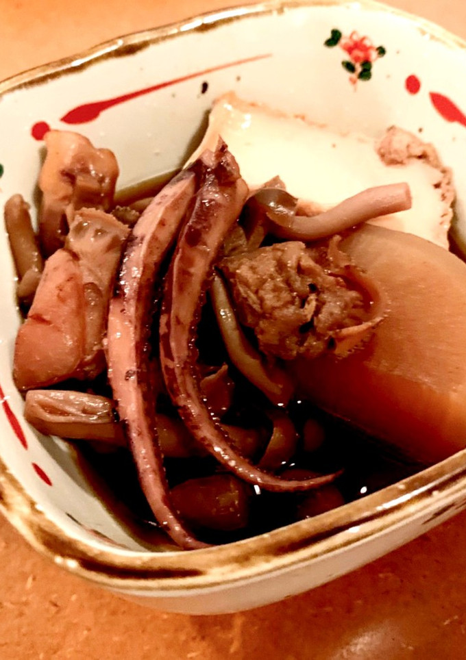 ゲソと大根の煮物-レシピのメイン写真