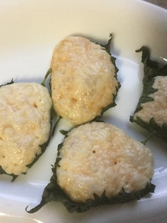 レンチンチーズシソ敷き-レシピのメイン写真