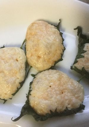 レンチンチーズシソ敷き-レシピのメイン写真