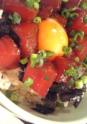 あとをひく！超簡単！月見マグロ丼-レシピのメイン写真