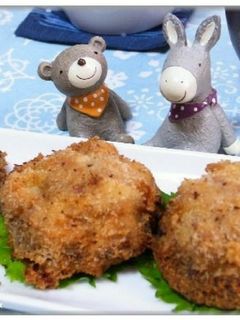椎茸の肉詰めフライ-レシピのメイン写真
