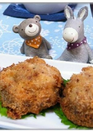 椎茸の肉詰めフライ-レシピのメイン写真