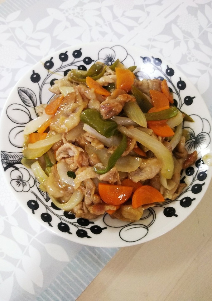 簡単に♪豚肉と野菜の甘酢炒め-レシピのメイン写真