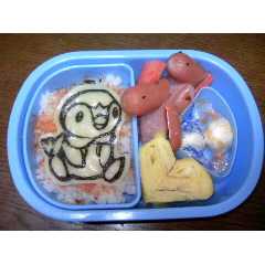 รูปของ キャラ弁&カワ弁＠ポッチャマ全身弁当