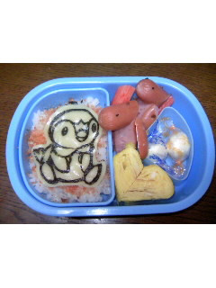 キャラ弁&カワ弁@ポッチャマ全身弁当-レシピのメイン写真