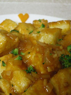 厚揚げ豆腐DEエビチリ?-レシピのメイン写真