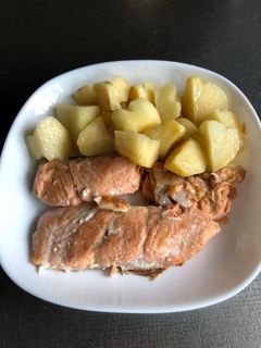 簡単、鮭とじゃがバター炒め。-レシピのメイン写真