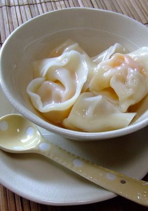夏のデザート♪つるつるフルーツ水餃子-レシピのメイン写真
