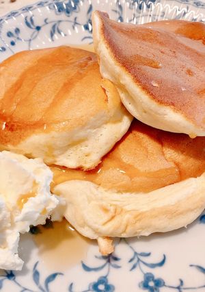とろける〜ふわしゅわなスフレパンケーキ-レシピのメイン写真