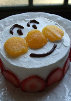 アンパンマン birthday cake-レシピのメイン写真