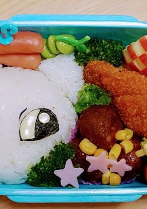 キャラ弁 ポケモン ミュウ-レシピのメイン写真