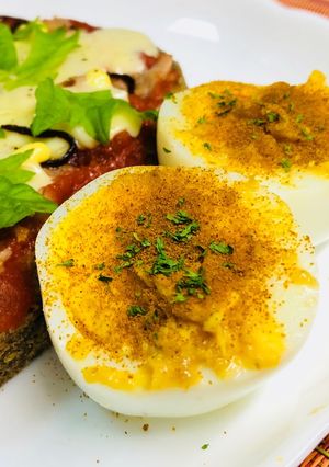 ゆで卵にピリ辛子カレー-レシピのメイン写真