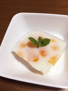 みかん牛乳寒天-レシピのメイン写真