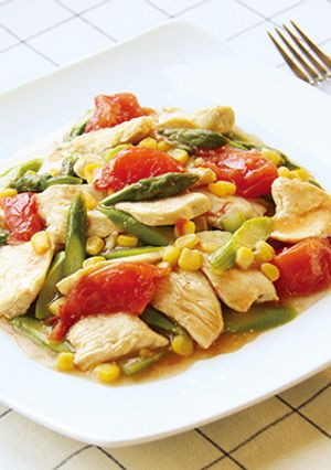 鶏むね肉と野菜のとろみ煮-レシピのメイン写真