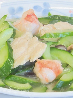 きゅうりとエビのスープ-レシピのメイン写真