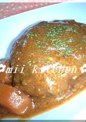 煮込み♡♥ハンバーグ-レシピのメイン写真